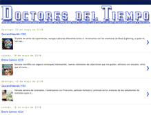 Tablet Screenshot of doctoresdeltiempo.com